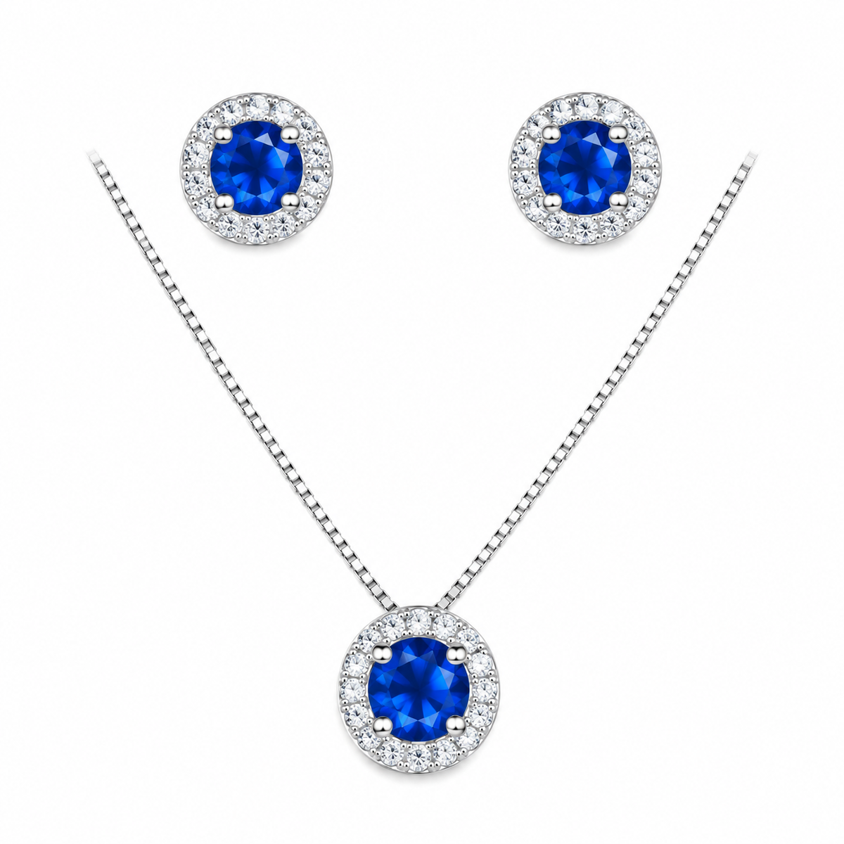 Conjunto Prata Azul