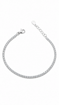 Pulseira Prata  Riviera fina