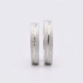 Aliança Prata 925 4mm Diamantada